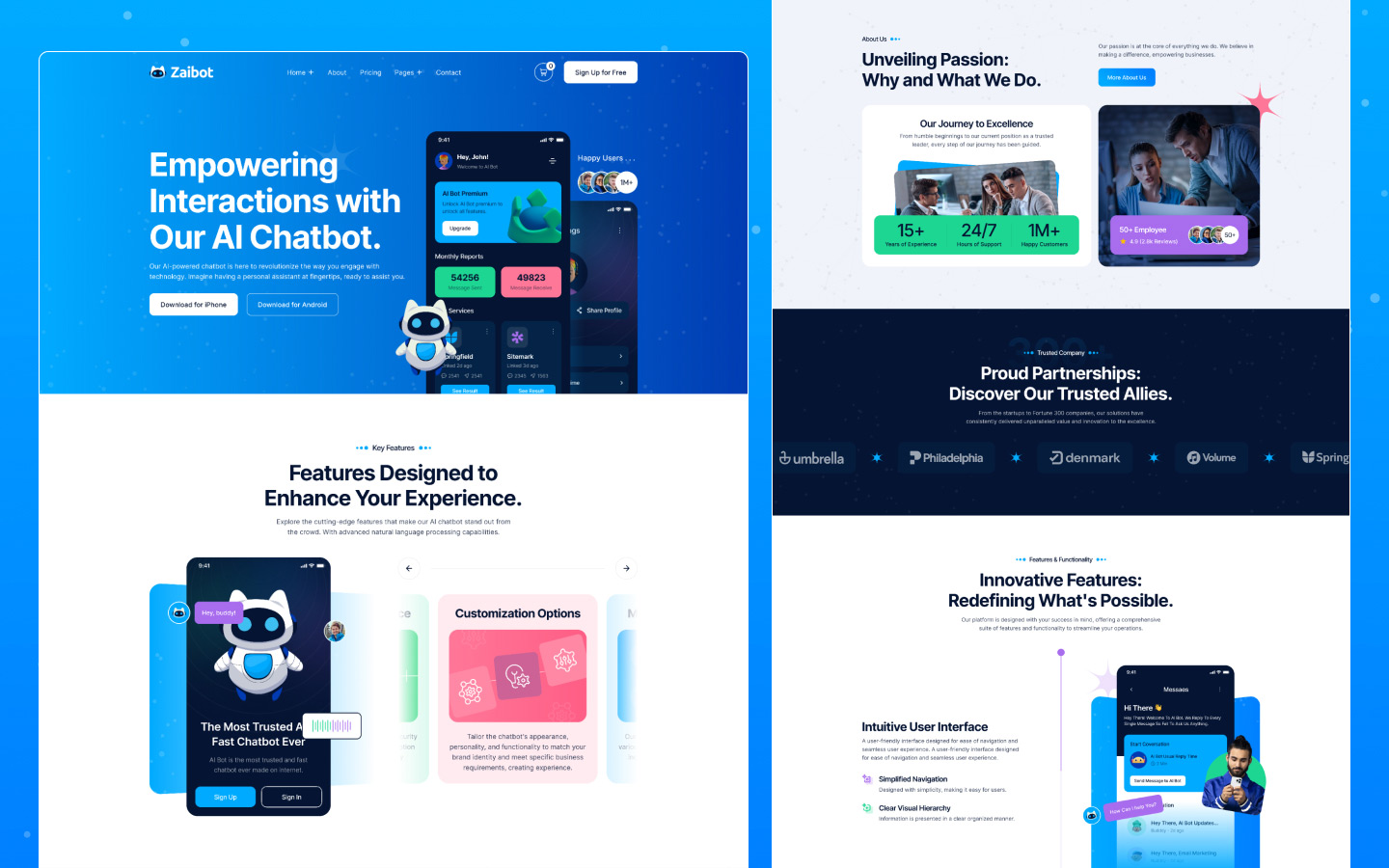 Webflow template image