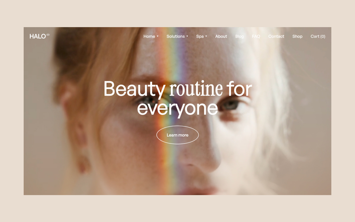 Webflow template image