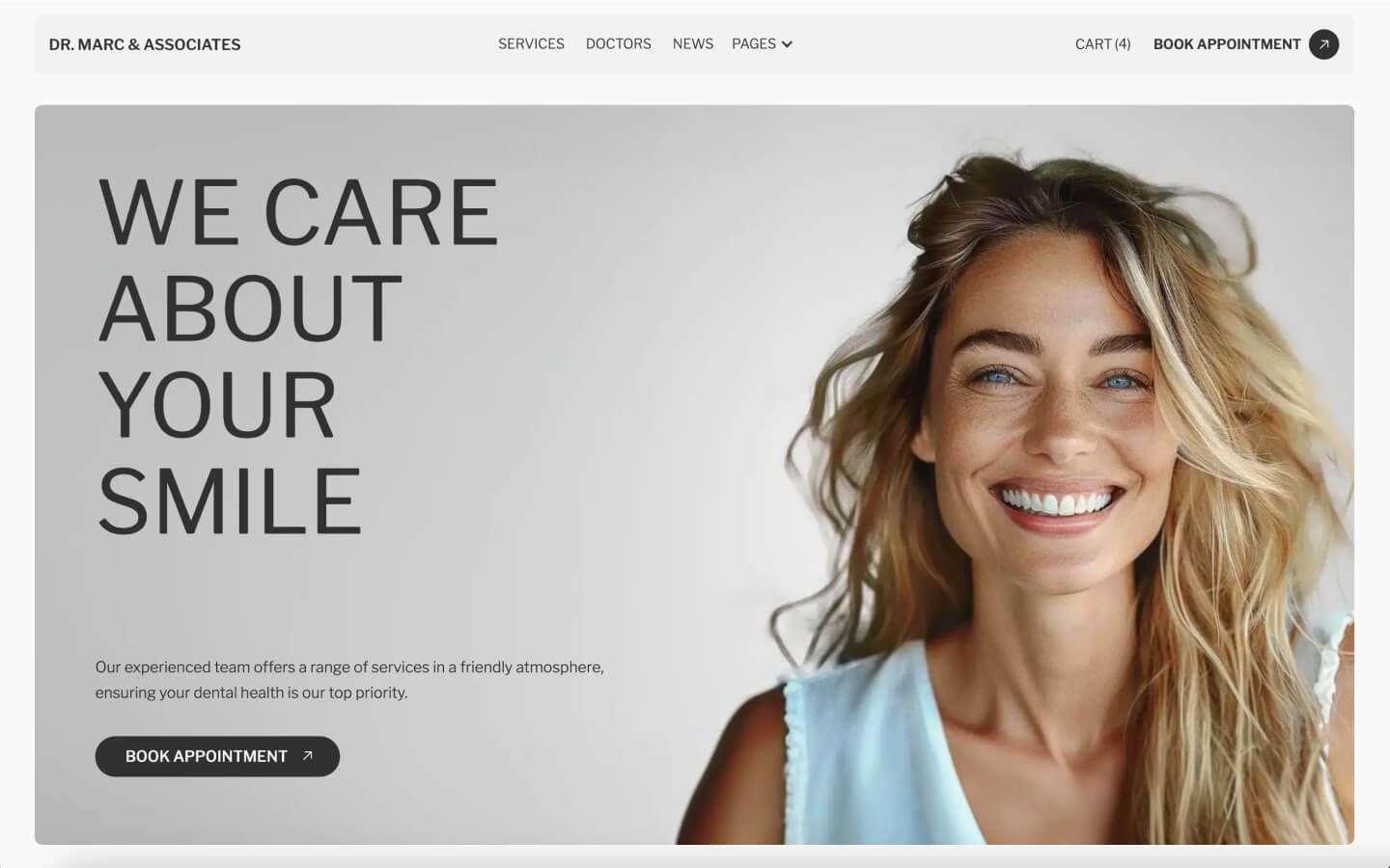 Webflow template image