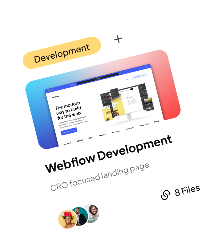 Webflow Design example